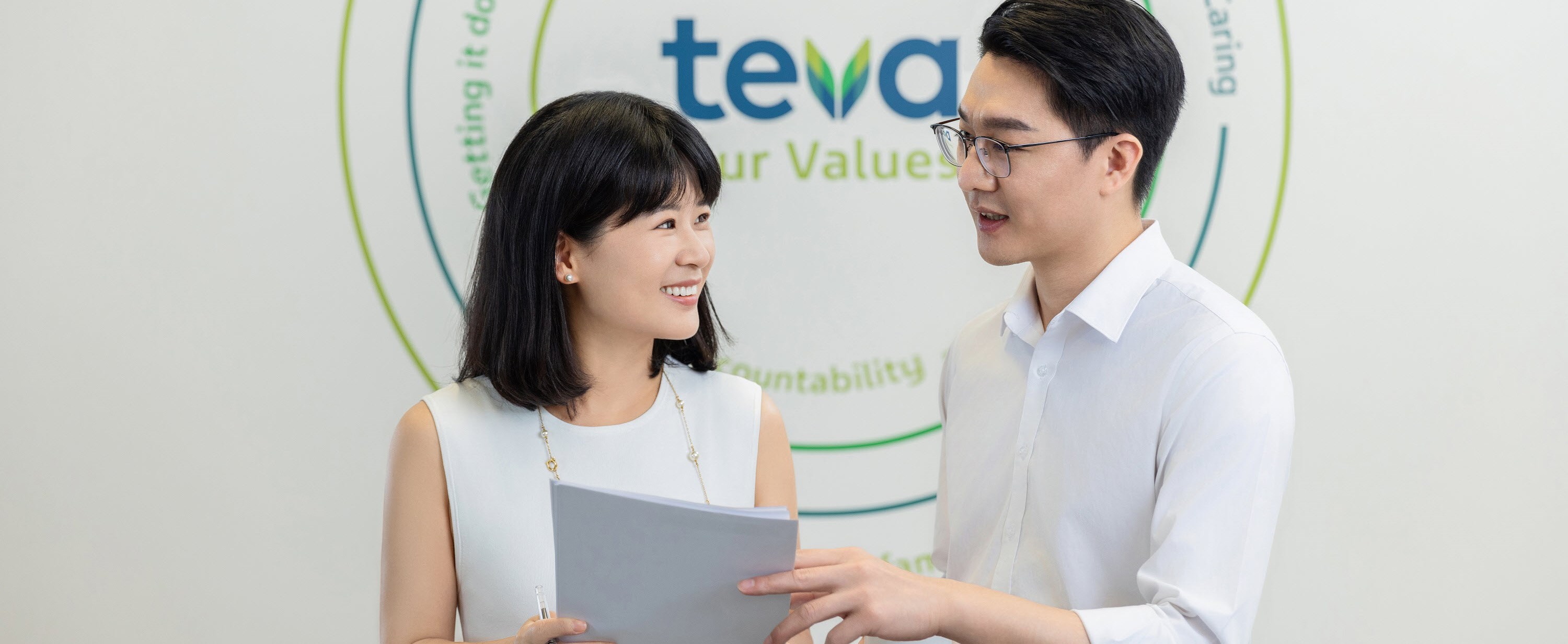 Teva employees in Shanghai Office China
