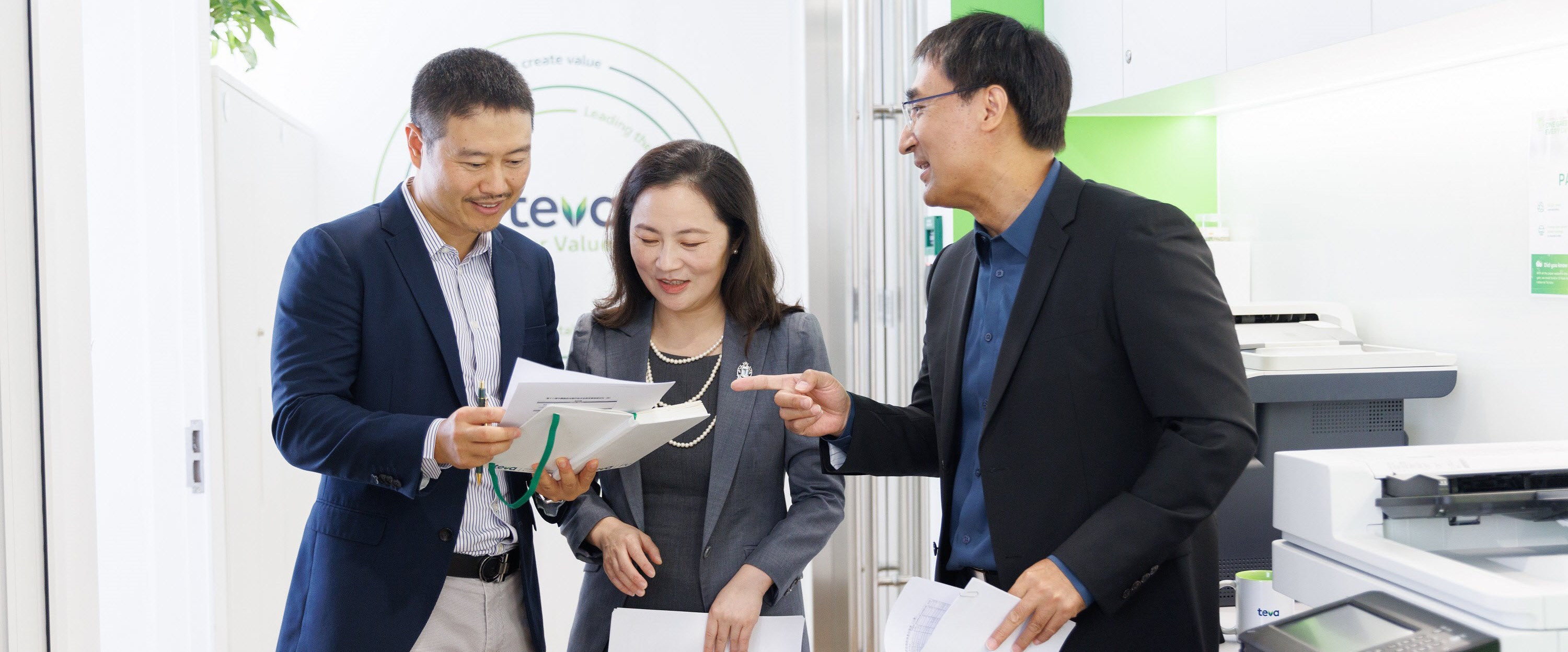 Teva employees in Beijing Office China