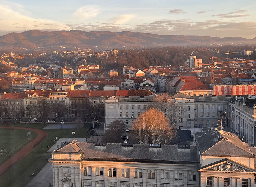 View of Zagreb